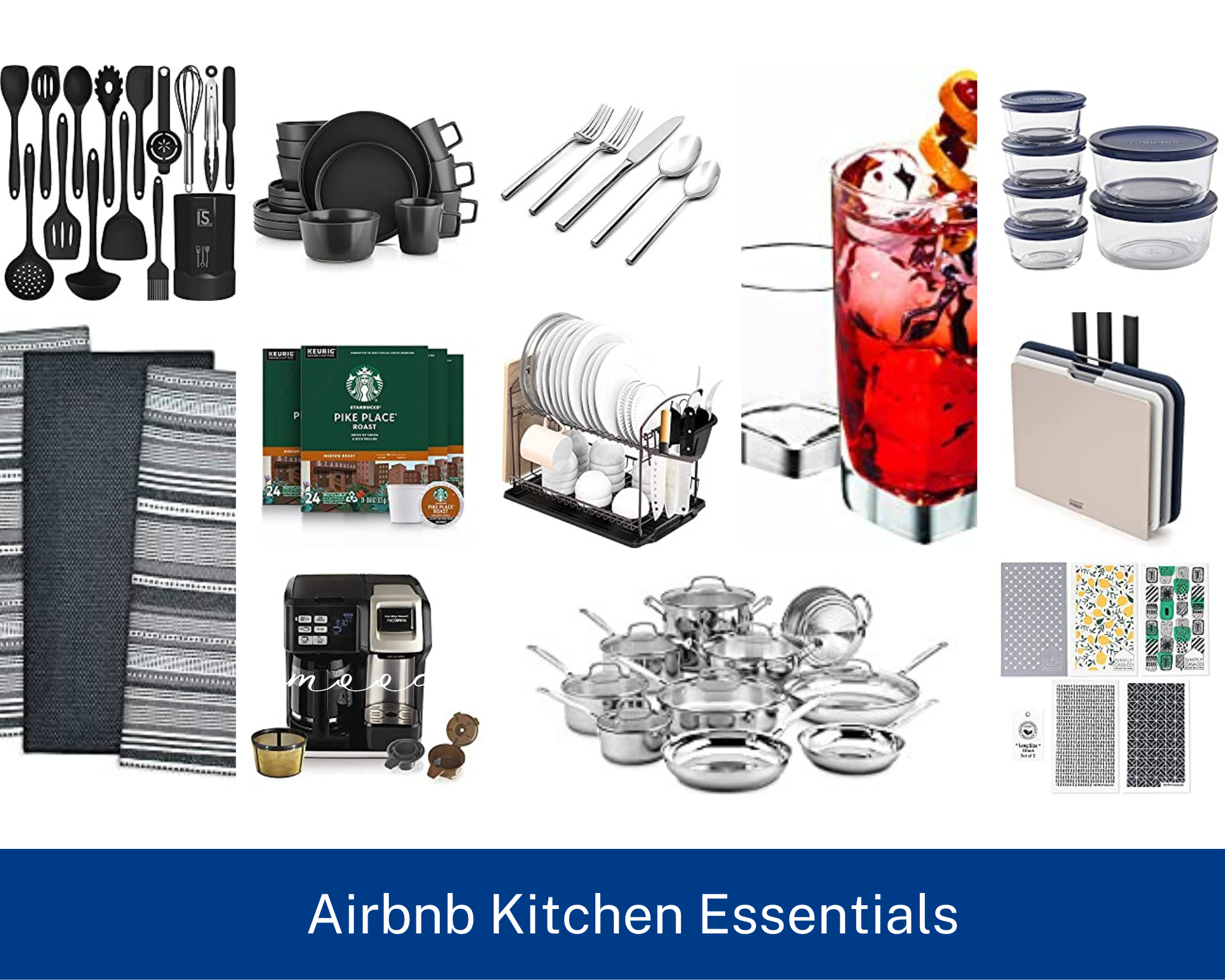 Airbnb Shopping List – Kitchen Essentials